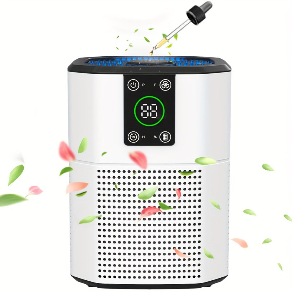 Air Purifier with ULPA Filter, Four Modes, Nine Timer Settings, Sleep Mode and Single or Two-Unit Options