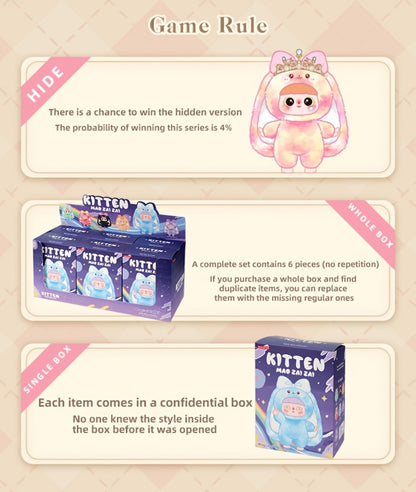 Plush Toy – Kawaii Rabbit with Detachable Face Panel and Assorted Character Styling for Display