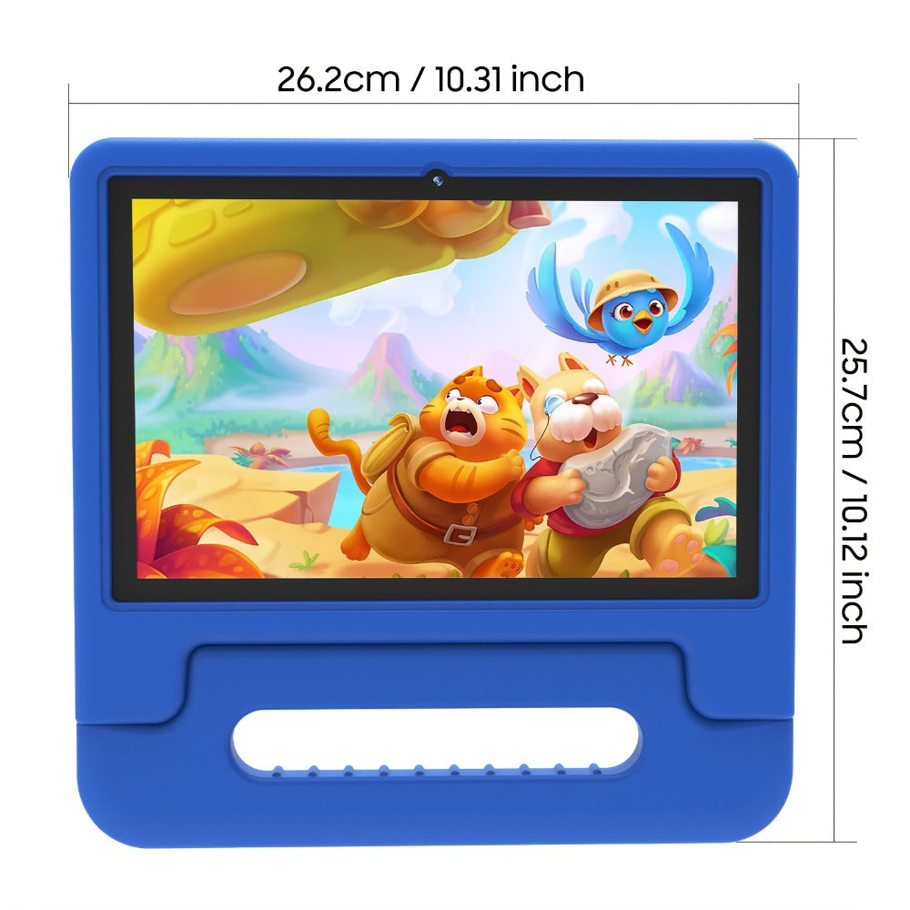 Kids Tablet 10.1 Inch with 6GB RAM, 64GB Built-In Storage, WiFi 6, 5000mAh Battery and Protective Case