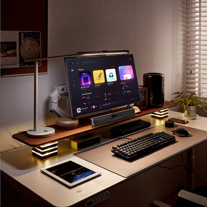Compact 13-Inch TV Soundbar with Bluetooth, TWS Pairing, TF, AUX, FM Radio and USB Playback