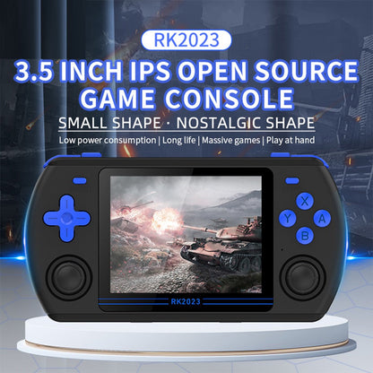 Handheld Game Console Powkiddy RK2023 with 3.5-Inch IPS, 640x480 resolution, 16GB+64GB or 16GB+128GB Options, 3500mAh Battery, Linux