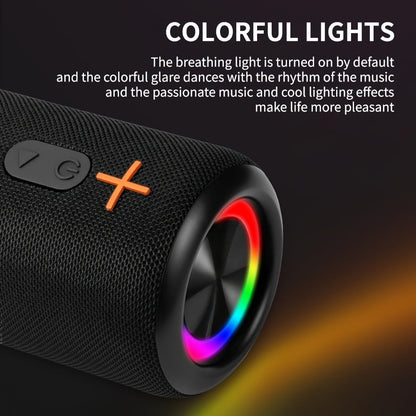 Portable Bluetooth Speaker S10 with RGB Breathing Lights, Dual-Channel Pairing and Battery or USB Power