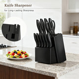 Stainless Steel A-Series 15-Piece Knife Set