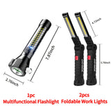 1Flashlight +2Worklight(black)