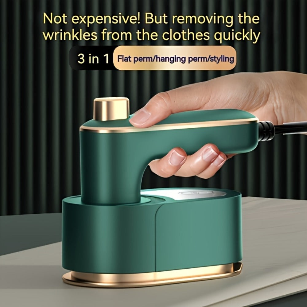 Portable Steam Iron for Clothes – 40W Handheld Folding Steamer with 180° Rotating Head, Fast Heating & Quick Wrinkle Removal for Travel, Dorm, Home & Office