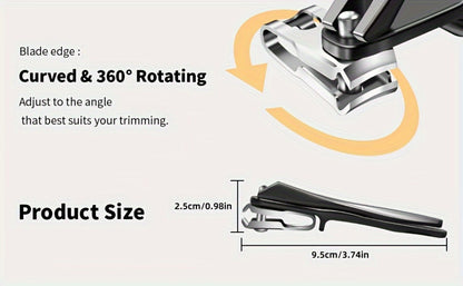 Nail Clipper Tool Set with Large Clipper Pair, Eight-Piece Kit or Hand-and-Foot Clipper Options