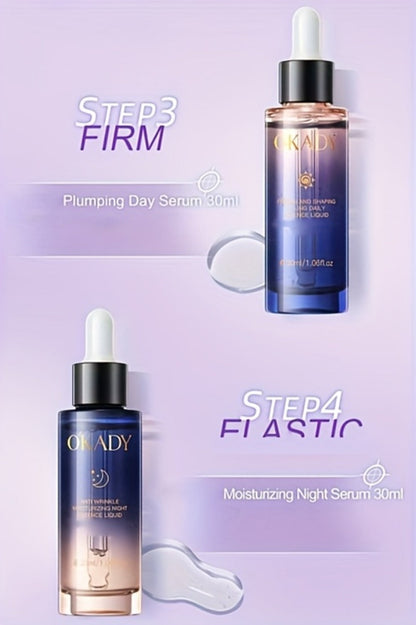 8-Piece Collagen & Hyaluronic Acid Skincare Set – Anti-Aging Kit for Firmer, Smoother & Younger-Looking Skin, Enhances Elasticity & Deep Hydration, Premium Gift for Women