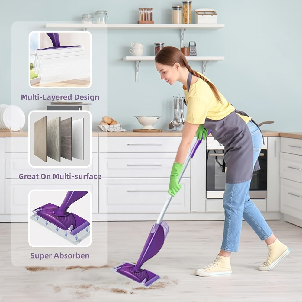 WetJet-Style White Disposable Mop Pad Refills in 30-, 60-, 80- or 120-Count Packs without Pole