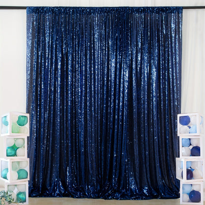 Sequin Backdrop Curtain for Party Wedding - 4x8ft Shimmering Glitter Curtain for Birthday Photo Booth Stage Decoration, Easy Hang, Multi-Color