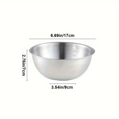 3-Piece Mixing Bowl Set with Small, Medium and Large Nested Bowls and Source-Marked Dimensions