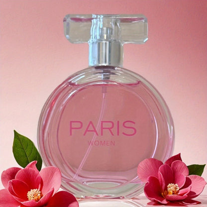 Perfume Paris-Inspired Eau de Parfum for Women 100ml in Pink Rose-Cap Bottle & Gift Box for Daily Wear