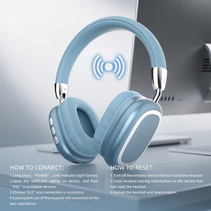 B35 Over-Ear Headphones with Bluetooth 5.3, 40mm Drivers, 90-Degree Rotating Earcups and Five Color or Storage Sets