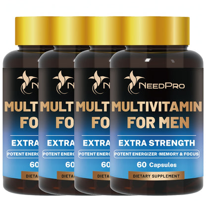Dietary Supplement Men’s Multivitamin Capsules with Vitamins A, C, D, B6, B12, Zinc, Biotin and Folate