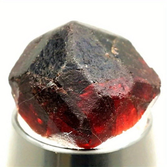 Natural Red Garnet Crystal Rough Stone – Raw Unpolished Mineral Specimen for Home Decor, Crystal Healing, Feng Shui Display & Collector Gift, Genuine Gemstone Rock