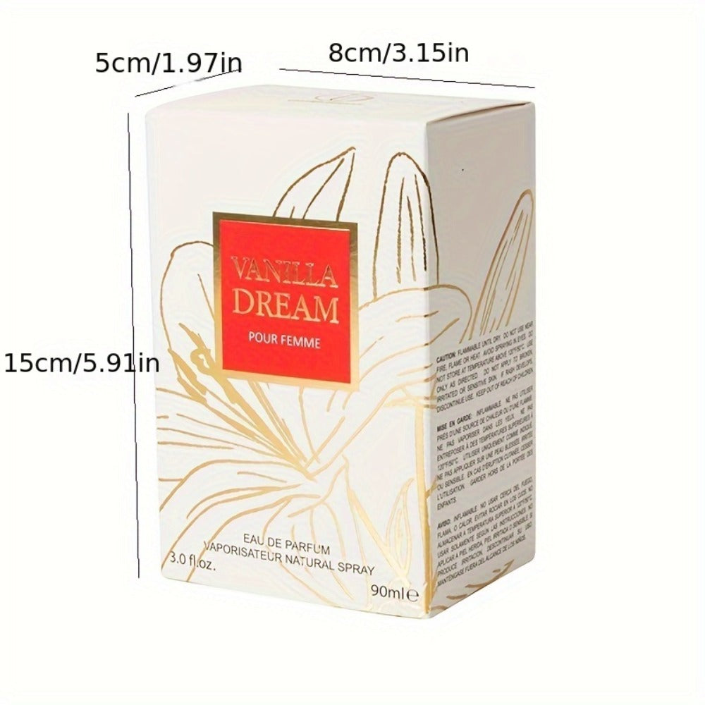 Eau de Parfum for Women 90ml in Blush Bottle with Fruit-and-Vanilla Source Profile & Box for Daily Wear