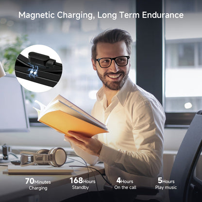 AI Smart Glasses with 4K Camera & Real-Time Translation – Object Recognition Open-Ear Dual Speaker | Touch Control | Ultra-Light Frame | 8hrs Battery USB-C | Hands-Free Travel Work Outdoor | Tech Gift