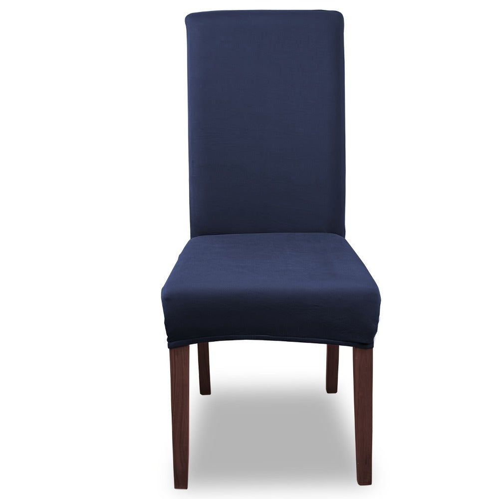 Chair Cover Set of 4 or 6 Stretch Milk-Fiber Dining Slipcovers in Eight Available Color Choices