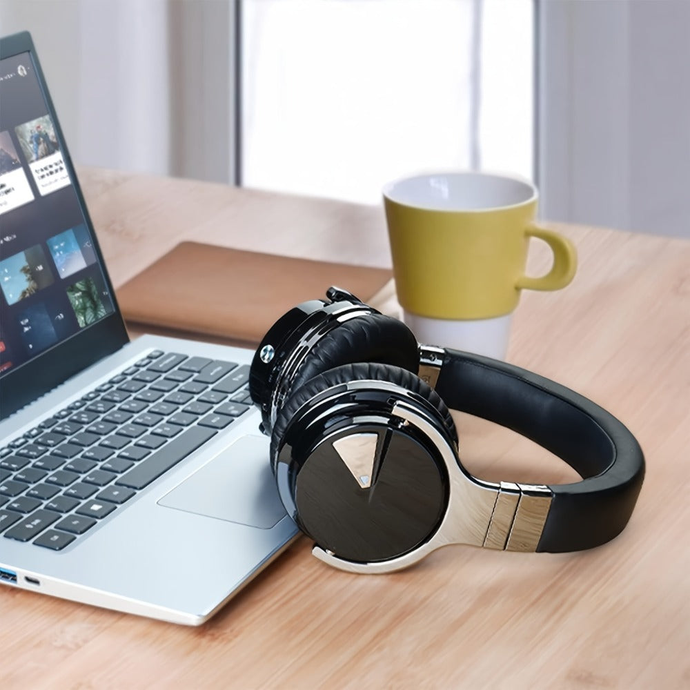 MIGHTY ROCK Over-Ear Headphones with ANC Label, Bluetooth 5.2, 45mm Drivers and Seven Color Options