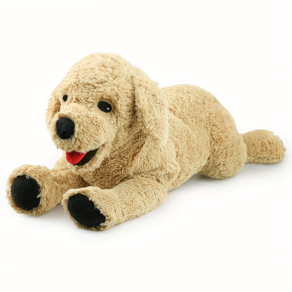 Plush Toy – Golden Retriever 21-Inch Lying Puppy with Soft Coat for Large Cuddly Display and Gifting