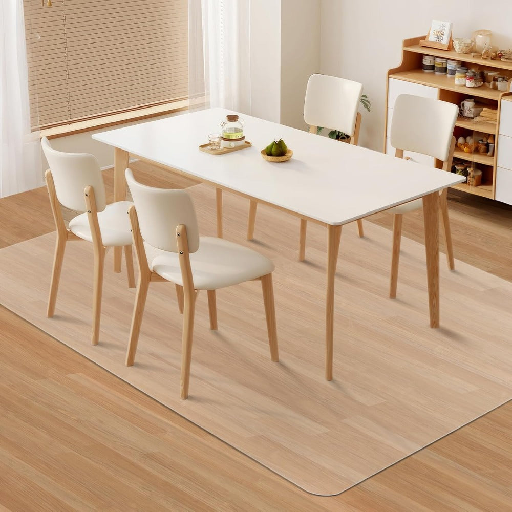 Clear PVC Floor Protector Mat with 29 Rectangular Size Options, Including 1.5mm Formats up to 44 x 120 Inches