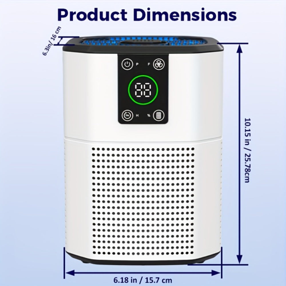 Air Purifier with ULPA Filter, Four Modes, Nine Timer Settings, Sleep Mode and Single or Two-Unit Options