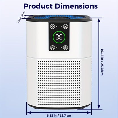 Air Purifier with ULPA Filter, Four Modes, Nine Timer Settings, Sleep Mode and Single or Two-Unit Options