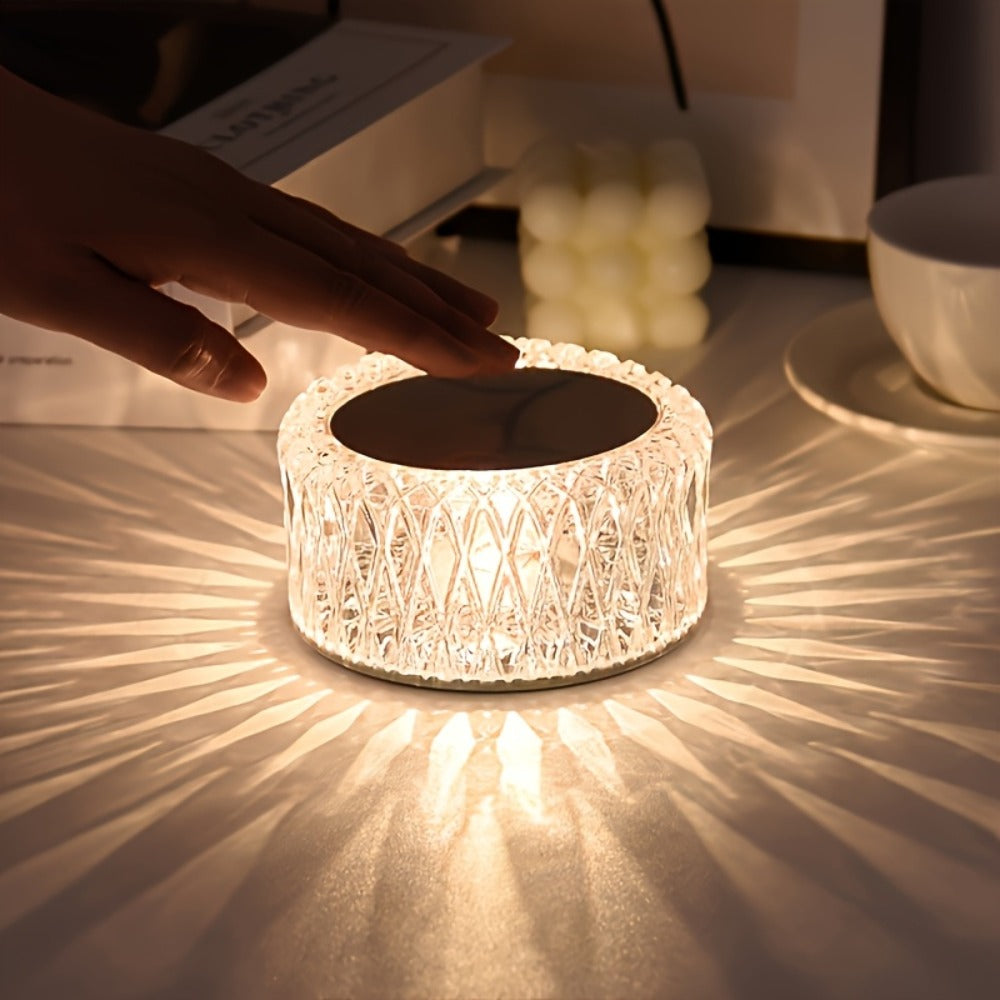 Night Light with 16 Color Modes, Three Brightness Levels, Touch Control and USB-Rechargeable Bird’s-Nest Design