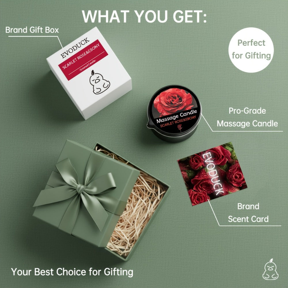 Black-Tin Massage Candle with Scent and Pack-Count Options for Spa, Pedicure and Body-Oil Use