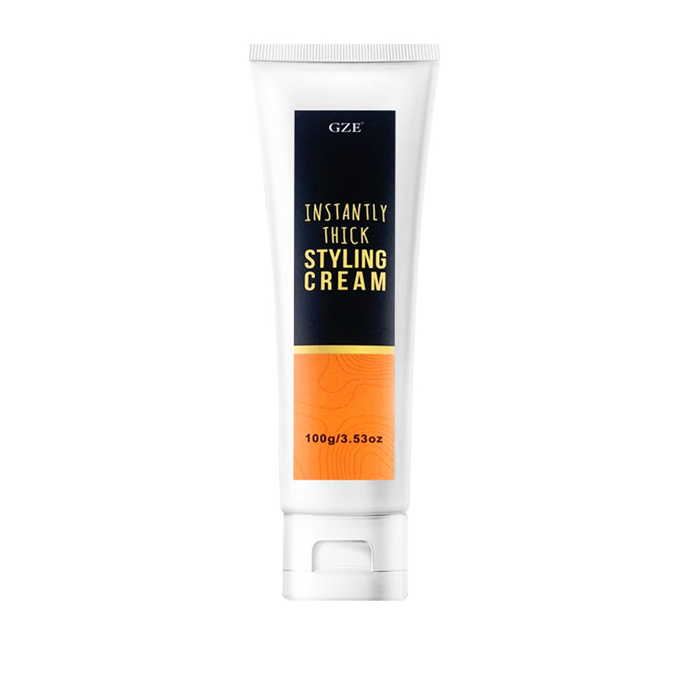 GIZE 100g Hair Styling Cream in Black-and-White Squeeze Tube for Hair Texture Styling Application