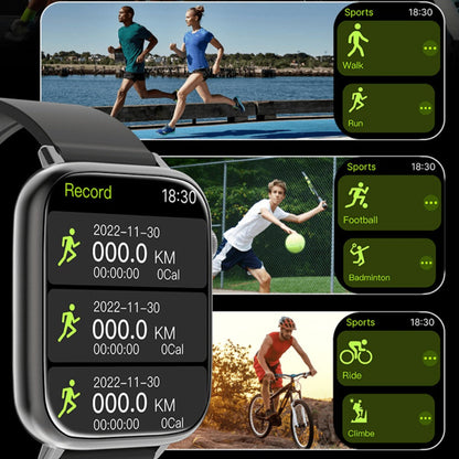 IP68 Waterproof Swimming Smartwatch Bluetooth Calling HD Display Music Control Sleep Health Monitor Long Battery Multi-Sport Modes iOS Android Compatible – Jet Black Blush Pink Silver Round