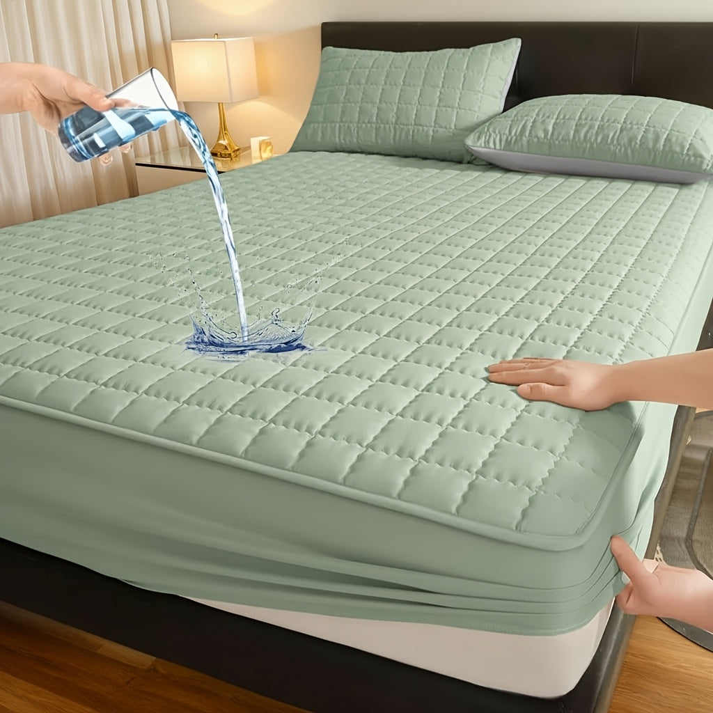 Fitted Mattress Protector with Deep Pocket in Twin, Full, Queen and King Sizes and Multiple Colors