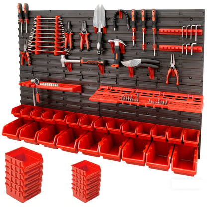 Tool Organizer Set – Multi-Functional Wrench, Screwdriver, Drill Bit & Hammer Storage Rack | Garage Tool Organizer Wall Mount for 39/69 Piece Tool Sets | Workshop Tool Holder Gift for Men & DIY Enthusiasts