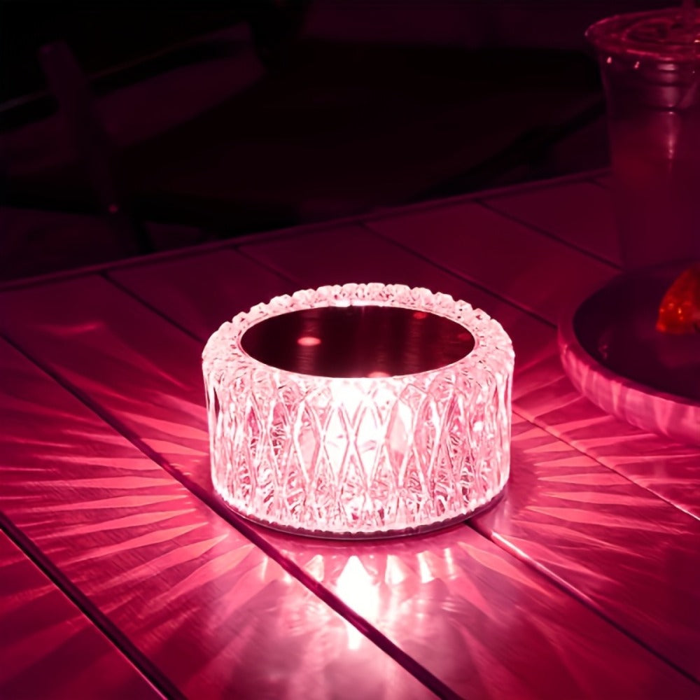 Night Light with 16 Color Modes, Three Brightness Levels, Touch Control and USB-Rechargeable Bird’s-Nest Design