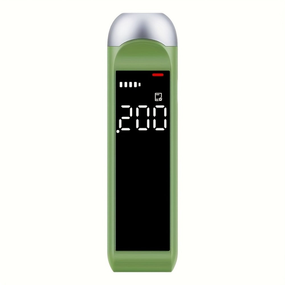 Rechargeable Breathalyzer Alcohol Tester – Professional Digital Breath Alcohol Detector, Portable Personal Breathalyzer with LCD Display, Available in Green, Black & Pink
