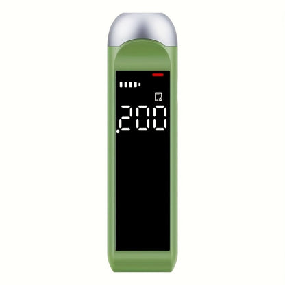 Rechargeable Breathalyzer Alcohol Tester – Professional Digital Breath Alcohol Detector, Portable Personal Breathalyzer with LCD Display, Available in Green, Black & Pink
