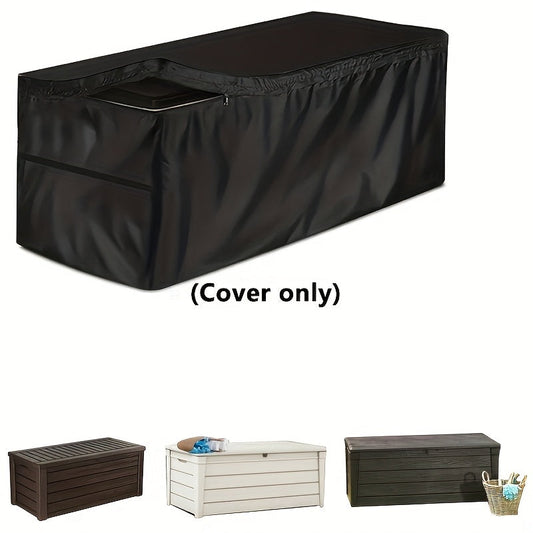 Deck Box Cover Heavy Duty Waterproof | Outdoor Storage Cabinet Patio