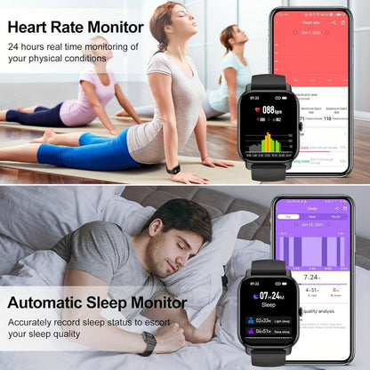 Smartwatch with 1.91-Inch Touchscreen, 112 Sport Modes, Activity Tracking and 4 Color Options
