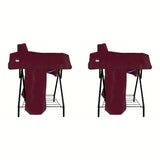 2 Pack - Burgundy Red