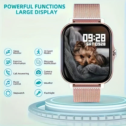 Smartwatch – Bluetooth Calling with 1.83" Full Touch Screen, Multiple Sport Modes, Music Control & Sedentary Reminder – Fitness Tracker…