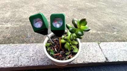 Five-Pack Analog Soil Moisture Meter Probes with Metal Stakes for Indoor Pots and Garden Plants