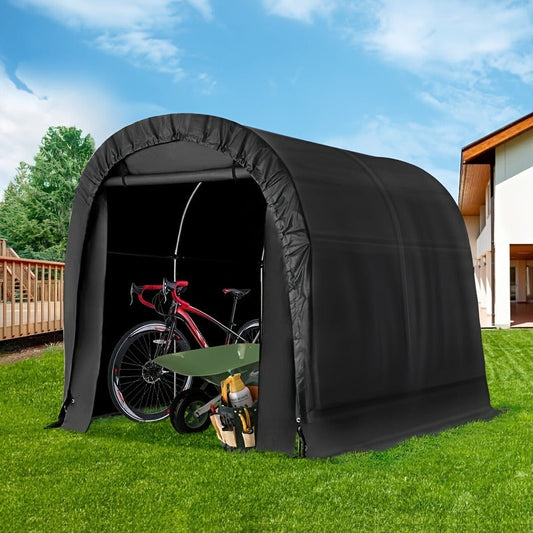 Outdoor Storage Shed Carport Canopy Portable Shelter PE Tarpaulin