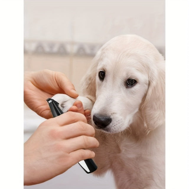 Pet Detail Trimmer, USB-Rechargeable Ceramic-Blade Clipper for Dog and Cat Face, Paw and Ear Areas