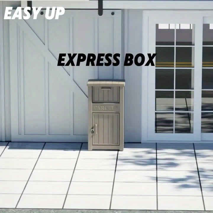 Waterproof Outdoor Storage Box with Lock Anti-Theft Porch