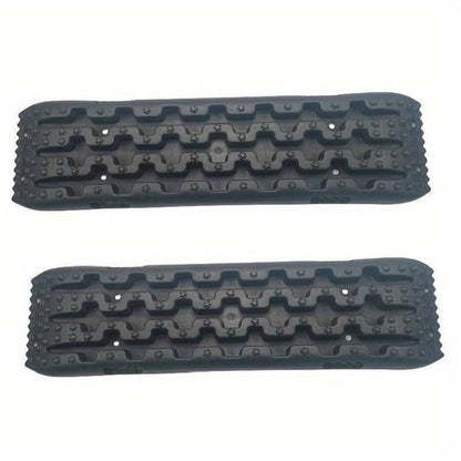 Vehicle Recovery Traction Boards 2-Pack – Heavy-Duty Anti-Slip Off-Road Escape Boards for Snow, Mud & Sand, Reinforced PP Material, 10-Ton Load Capacity, Emergency Self-Rescue for 4WD & SUV