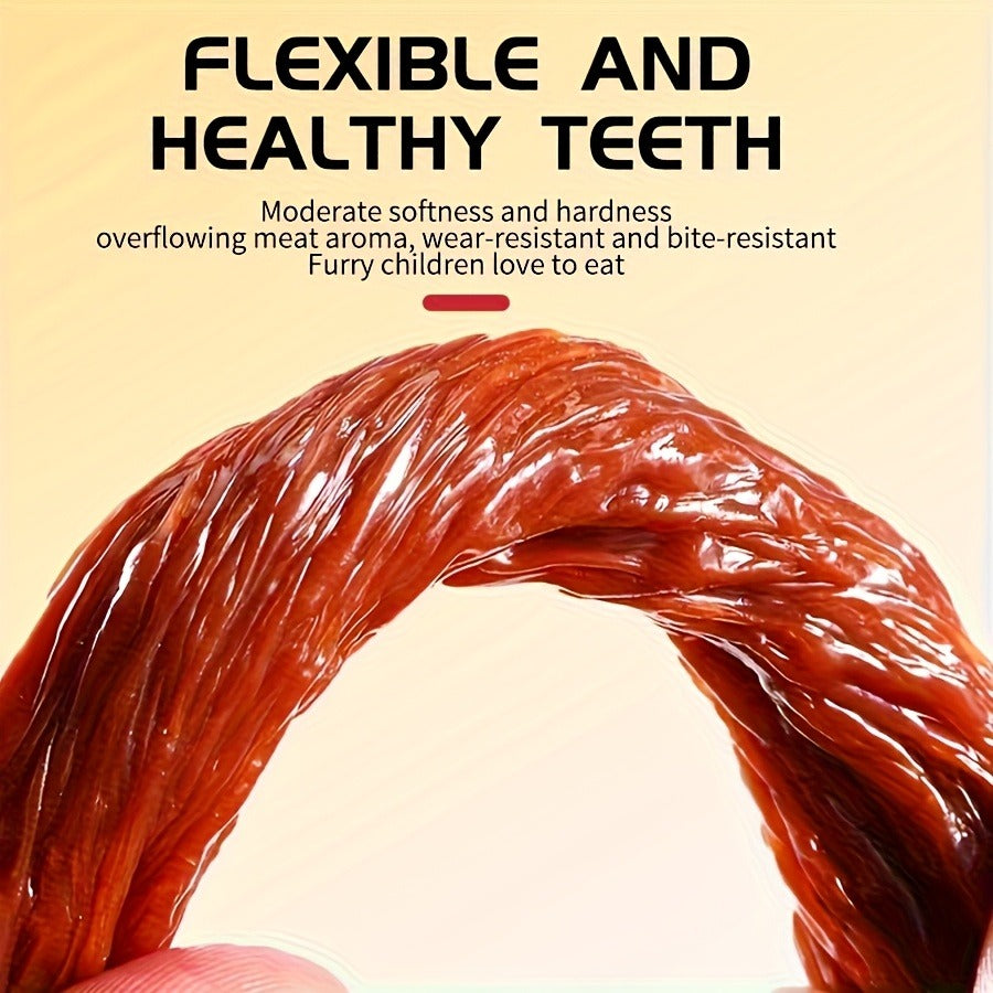 Dog Treats Beef Tendon Strips, Beef Cubes and Egg Yolk Bites in Seven 150g Variety Options