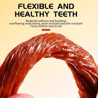 Dog Treats Beef Tendon Strips, Beef Cubes and Egg Yolk Bites in Seven 150g Variety Options