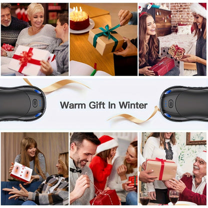 Magnetic Hand Warmer 2-in-1 Double Sided Heating – 3-Speed Temperature Control, Portable Pocket Heater for Skiing, Camping, Mountaineering & Winter Outdoor Use