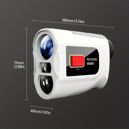 Laser Rangefinder for Golf 1000 Yards Magnetic Mount Slope Compensation Pin-Seeker Vibration Lock USB-C Rechargeable Tournament-Legal Distance Meter for Golfers