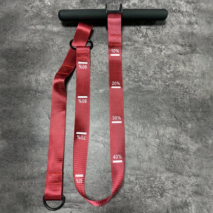 Fitness Equipment Wrist Roller Bar with Hanging Strap, Four Marked Grip Levels and 12.6-Inch Handle