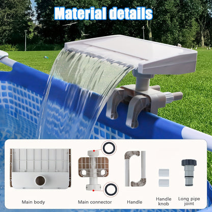 Pool Waterfall for Garden, Patio and Yard Use, with the Listed Configuration, for Everyday Use and Organized Storage